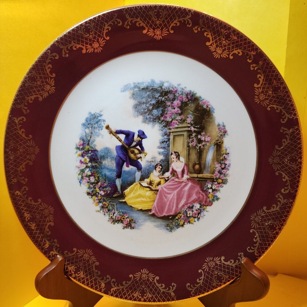 Vintage Weatherby Royal Falcon Gift Ware Stoke on Trent England Collector Plate